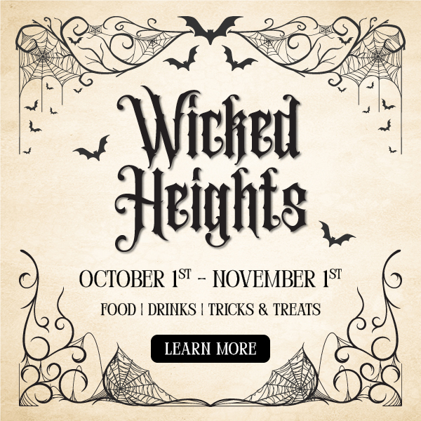 The Republic on Grand, Wicked Heights, October 1st to November 1st, Food Drinks Tricks and Treats